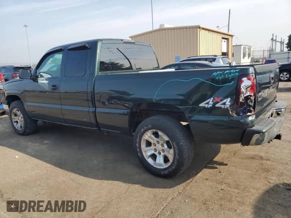 2006 Chevrolet Silverado 1500 LT1 with VIN 1GCEK19V26Z295093, listed as a Copart auction lot 59494755 with 102,382 mi miles and Salvage title. Bid and sale history available at DreamBid. Image 2.