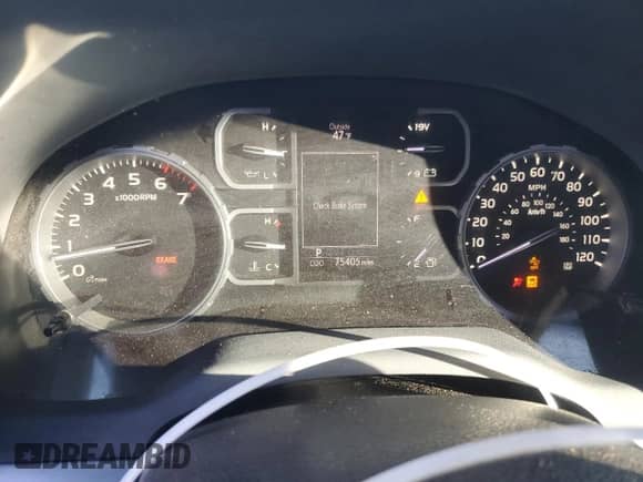 2020 Toyota Tundra Platinum z VIN 5TFAY5F17LX917622, wystawiony jako Copart lot #87110085 z przebiegiem 75 405 mil mil oraz Szkoda całkowita • Salvage title. Historia ofert i sprzedaży dostępna na DreamBid. Obrazek 9.