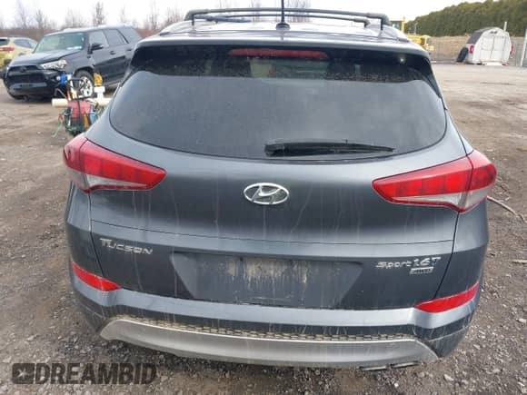 2016 Hyundai Tucson Limited with VIN KM8J3CA29GU202623, listed as a IAAI auction lot 41892722 with 119,757 mi miles and . Bid and sale history available at DreamBid. Image 16.