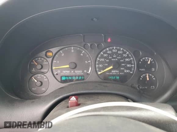 2001 Chevrolet Blazer LS z VIN 1GNCT18W91K167036, wystawiony jako Copart lot #47848415 z przebiegiem 145 278 mil mil oraz Szkoda całkowita • Salvage title. Historia ofert i sprzedaży dostępna na DreamBid. Obrazek 9.