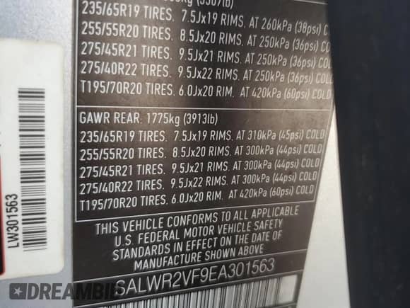 2014 Land Rover Range Rover Sport HSE z VIN SALWR2VF9EA301563, wystawiony jako Copart lot #85137355 z przebiegiem 120 342 mil mil oraz Czysty tytuł • Clean title. Historia ofert i sprzedaży dostępna na DreamBid. Obrazek 13.