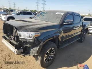 2020 Toyota Tacoma SR with VIN 3TMCZ5AN2LM367400, listed as a Copart auction lot 80845875 with 54,026 mi miles and Salvage title. Bid and sale history available at DreamBid. Image 1.