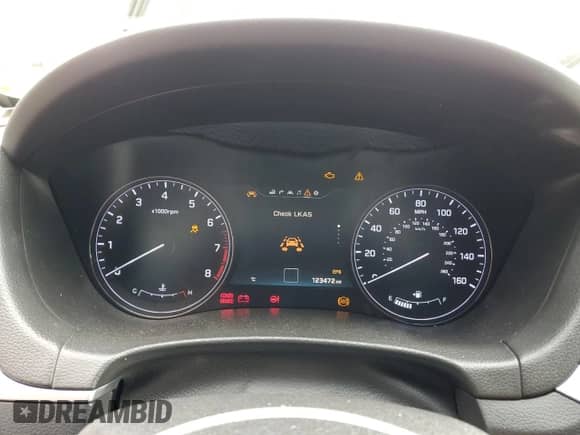 2015 Hyundai Genesis 3.8L with VIN KMHGN4JE8FU015232, listed as a Copart auction lot 90409925 with 123,472 mi miles and Salvage title. Bid and sale history available at DreamBid. Image 9.