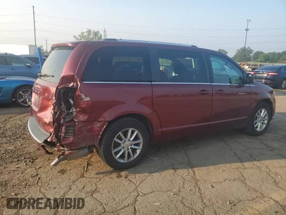 2018 Dodge Grand Caravan SXT with VIN 2C4RDGCGXJR278344, listed as a Copart auction lot 64723225 with 166,602 mi miles and Salvage title. Bid and sale history available at DreamBid. Image 3.