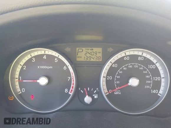 2009 Hyundai Accent Auto GLS with VIN KMHCN46C49U286301, listed as a IAAI auction lot 43521037 with 139,438 mi miles and . Bid and sale history available at DreamBid. Image 7.