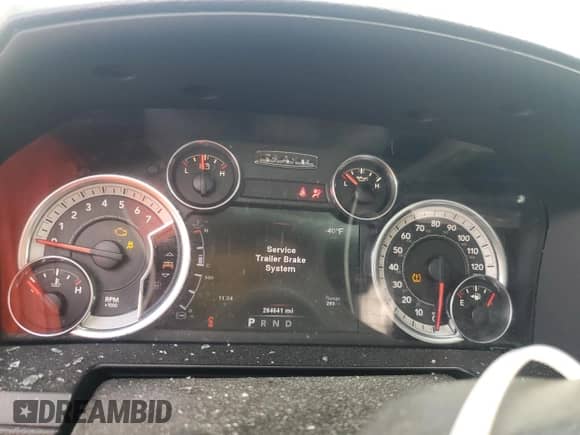 2014 Ram 1500 Laramie with VIN 1C6RR7NT2ES163115, listed as a Copart auction lot 84983195 with 264,641 mi miles and Salvage title. Bid and sale history available at DreamBid. Image 9.