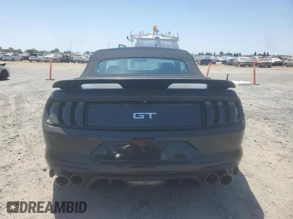 2020 Ford Mustang GT Premium with VIN 1FATP8FF4L5132372, listed as a Copart auction lot 62913095 with 66,423 mi miles and Salvage title. Bid and sale history available at DreamBid. Image 6.