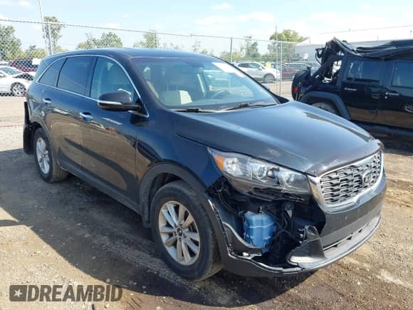 2020 Kia Sorento LX with VIN 5XYPG4A33LG629650, listed as a IAAI auction lot 43142919 with 44,354 mi miles and . Bid and sale history available at DreamBid. Image 6.