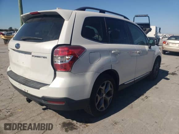 2016 Subaru Forester Touring with VIN JF2SJAXC0GH557323, listed as a Copart auction lot 86662865 with 98,407 mi miles and Salvage title. Bid and sale history available at DreamBid. Image 3.