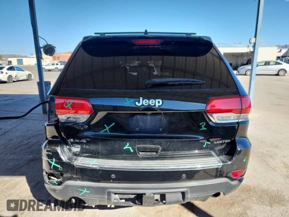2017 Jeep Grand Cherokee Limited with VIN 1C4RJFBT9HC738632, listed as a Copart auction lot 86819655 with 120,670 mi miles and Salvage title. Bid and sale history available at DreamBid. Image 6.