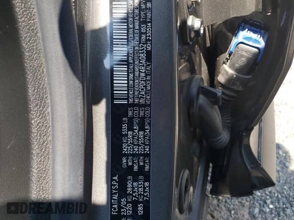 2024 Dodge Hornet R/T Plus с VIN ZACPDFDW4R3A08332, выставлен на аукционе Copart как лот 66996335 с пробегом 11 123 миль миль и Списание • Salvage title. История ставок и продаж доступна на DreamBid. Изображение 12.