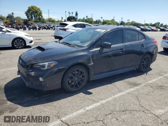 2020 Subaru WRX Premium with VIN JF1VA1C63L9805618, listed as a Copart auction lot 64113325 with 65,829 mi miles and Salvage title. Bid and sale history available at DreamBid. Image 1.