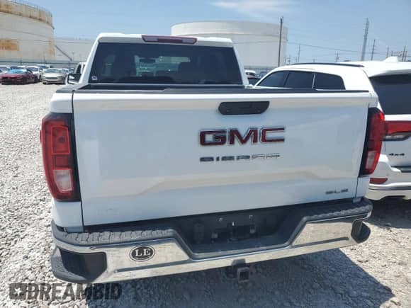 2020 GMC Sierra 1500 SLE with VIN 3GTP8BEK4LG392557, listed as a Copart auction lot 61150204 with 86,021 mi miles and Salvage title. Bid and sale history available at DreamBid. Image 6.