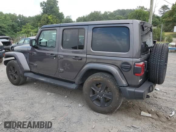 2022 Jeep Wrangler Unlimited Sahara с VIN 1C4HJXEN4NW190726, выставлен на аукционе Copart как лот 67282215 с пробегом 43 449 миль миль и Списание • Salvage title. История ставок и продаж доступна на DreamBid. Изображение 2.