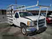 2012 Chevrolet Silverado 2500HD Work Truck with VIN 1GC0CVCG8CF178561, listed as a Copart auction lot 82320235 with 132,393 mi miles and Salvage title. Bid and sale history available at DreamBid. Image 4.