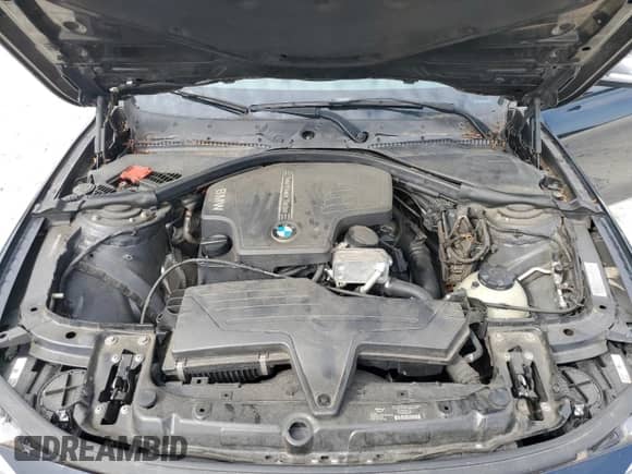 2013 BMW 3 Series 328i with VIN WBA3A5C56DF354801, listed as a Copart auction lot 70557105 with 157,284 mi miles and Salvage title. Bid and sale history available at DreamBid. Image 11.