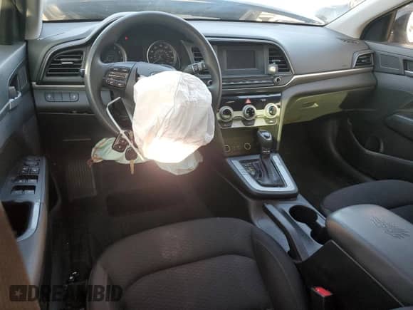 2019 Hyundai Elantra SE with VIN KMHD74LF4KU847180, listed as a Copart auction lot 81166705 with 74,220 mi miles and Salvage title. Bid and sale history available at DreamBid. Image 8.