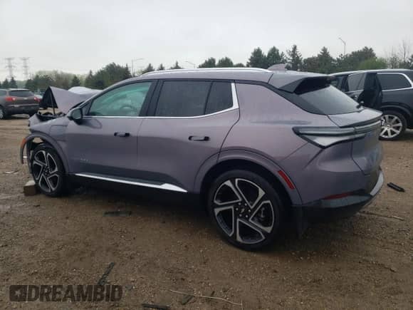 2024 Chevrolet Equinox EV LT с VIN 3GN7DMRP9RS268276, выставлен на аукционе Copart как лот 55056015 с пробегом 2 365 миль миль и Списание • Salvage title. История ставок и продаж доступна на DreamBid. Изображение 2.