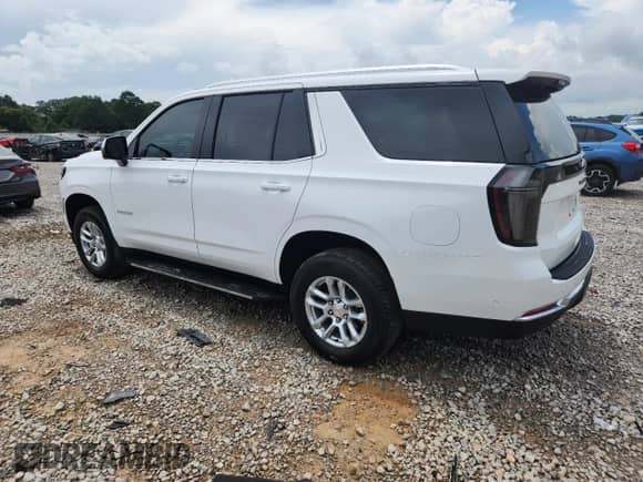 2025 Chevrolet Tahoe LT z VIN 1GNS5NRD0SR116348, wystawiony jako Copart lot #61053085 z przebiegiem 7 471 mil mil oraz Szkoda całkowita • Salvage title. Historia ofert i sprzedaży dostępna na DreamBid. Obrazek 2.