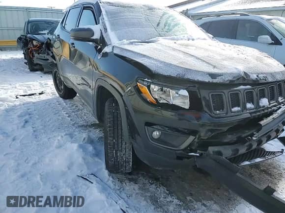 2018 Jeep Compass Trailhawk z VIN 3C4NJDDBXJT130698, wystawiony jako Copart lot #88697635 z przebiegiem 115 827 mil mil oraz Szkoda całkowita • Salvage title. Historia ofert i sprzedaży dostępna na DreamBid. Obrazek 12.