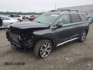 2022 Hyundai Palisade Limited с VIN KM8R5DHE4NU423305, выставлен на аукционе Copart как лот 61291175 с пробегом 44 007 миль миль и Списание • Salvage title. История ставок и продаж доступна на DreamBid. Изображение 1.