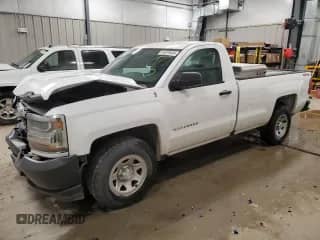 2016 Chevrolet Silverado 1500 Work Truck с VIN 1GCNKNEC2GZ107301, выставлен на аукционе Copart как лот 84879454 с пробегом 177 895 миль миль и Списание • Salvage title. История ставок и продаж доступна на DreamBid. Изображение 1.