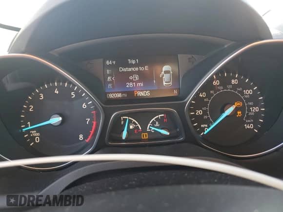 2017 Ford Escape Titanium with VIN 1FMCU9JD9HUE56943, listed as a Copart auction lot 86434385 with 92,098 mi miles and Salvage title. Bid and sale history available at DreamBid. Image 9.