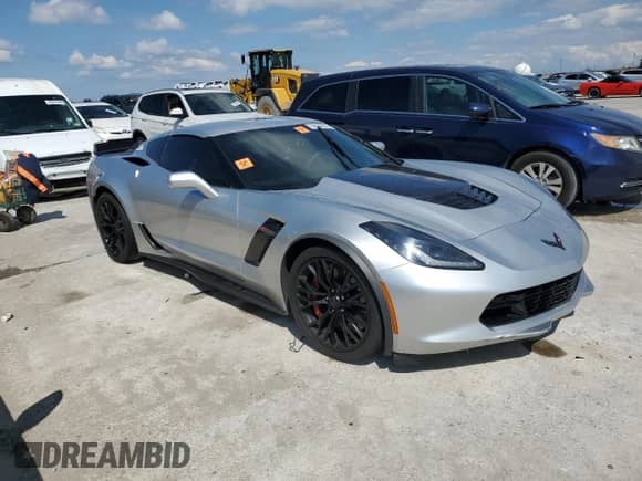 2017 Chevrolet Corvette Z06 2LZ with VIN 1G1YS2D63H5603278, listed as a Copart auction lot 56350335 with Not provided miles and Salvage title. Bid and sale history available at DreamBid. Image 4.