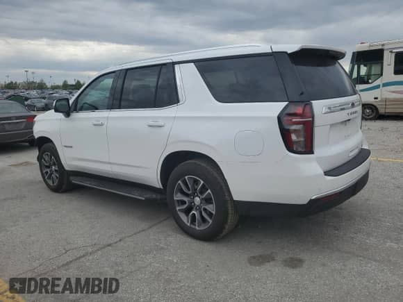 2023 Chevrolet Tahoe LT with VIN 1GNSKNKD4PR323755, listed as a Copart auction lot 52705765 with 65,795 mi miles and Salvage title. Bid and sale history available at DreamBid. Image 2.