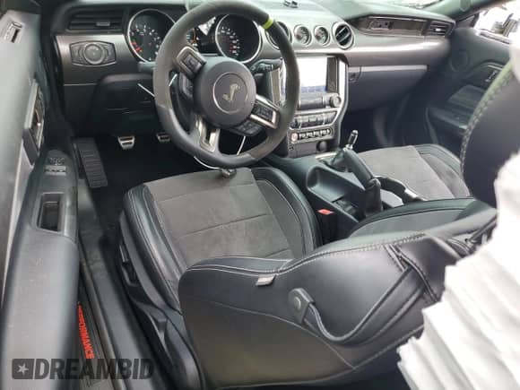 2020 Ford Mustang Shelby GT350 with VIN 1FA6P8JZXL5550966, listed as a Copart auction lot 66801535 with 28,972 mi miles and Salvage title. Bid and sale history available at DreamBid. Image 8.