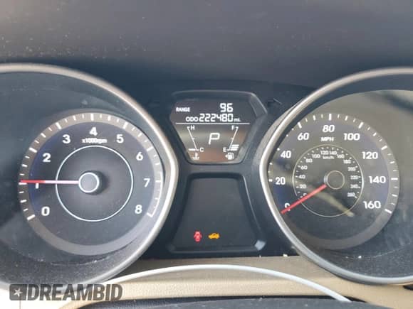 2013 Hyundai Elantra Limited с VIN 5NPDH4AE1DH176303, выставлен на аукционе Copart как лот 80308585 с пробегом 222 480 миль миль и Списание • Salvage title. История ставок и продаж доступна на DreamBid. Изображение 9.