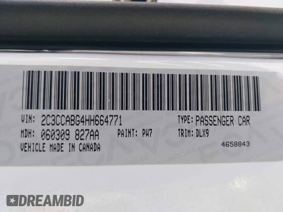 2017 Chrysler 300 S с VIN 2C3CCABG4HH664771, выставлен на аукционе IAAI как лот 42692209 с пробегом 128 994 миль миль и . История ставок и продаж доступна на DreamBid. Изображение 9.