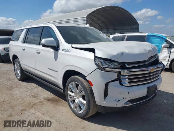 2022 Chevrolet Suburban High Country с VIN 1GNSCGKL2NR339563, выставлен на аукционе IAAI как лот 42985816 с пробегом 54 628 миль миль и . История ставок и продаж доступна на DreamBid. Изображение 1.