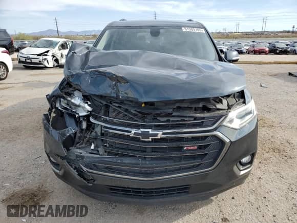 2019 Chevrolet Traverse RS z VIN 1GNERJKX3KJ241731, wystawiony jako Copart lot #51305185 z przebiegiem 100 271 mil mil oraz Szkoda całkowita • Salvage title. Historia ofert i sprzedaży dostępna na DreamBid. Obrazek 5.