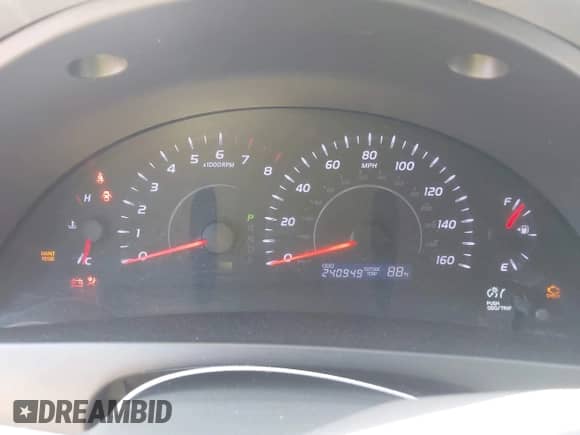 2010 Toyota Camry XLE with VIN 4T1BK3EKXAU604482, listed as a IAAI auction lot 43226677 with 240,949 mi miles and . Bid and sale history available at DreamBid. Image 7.