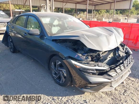 2025 Hyundai Elantra Limited with VIN KMHLP4DG9SU910146, listed as a IAAI auction lot 43459002 with 26,882 mi miles and . Bid and sale history available at DreamBid. Image 1.