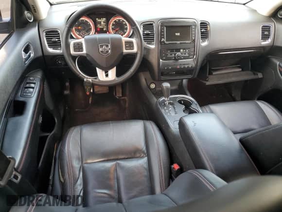 2013 Dodge Durango R/T with VIN 1C4SDJCT7DC696014, listed as a Copart auction lot 65469375 with 123,656 mi miles and Salvage title. Bid and sale history available at DreamBid. Image 8.