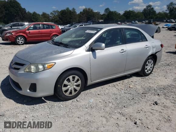 2011 Toyota Corolla L with VIN 2T1BU4EE1BC590162, listed as a Copart auction lot 81972215 with 129,419 mi miles and Salvage title. Bid and sale history available at DreamBid. Image 1.