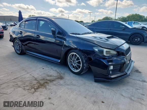 2020 Subaru WRX with VIN JF1VA1A67L9800067, listed as a Copart auction lot 69116135 with Not provided miles and Salvage title. Bid and sale history available at DreamBid. Image 4.