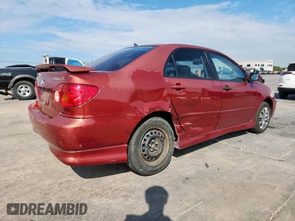 2004 Toyota Corolla S with VIN 1NXBR32E34Z228044, listed as a Copart auction lot 81881455 with 222,315 mi miles and Salvage title. Bid and sale history available at DreamBid. Image 3.