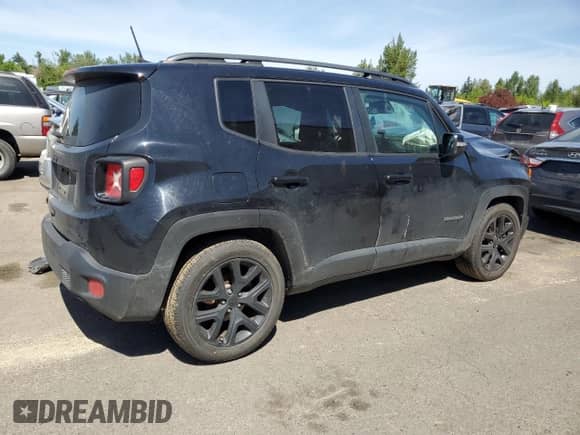 2018 Jeep Renegade Latitude with VIN ZACCJABBXJPH25230, listed as a Copart auction lot 55446355 with Not provided miles and Salvage title. Bid and sale history available at DreamBid. Image 3.