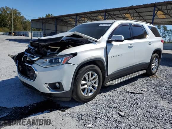 2019 Chevrolet Traverse LT Cloth with VIN 1GNERGKW8KJ294922, listed as a Copart auction lot 86215095 with 116,524 mi miles and Salvage title. Bid and sale history available at DreamBid. Image 1.