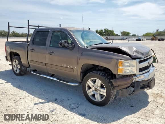 2008 Chevrolet Silverado 1500 1LT with VIN 2GCEC13JX81325875, listed as a Copart auction lot 71851205 with 308,421 mi miles and Salvage title. Bid and sale history available at DreamBid. Image 4.
