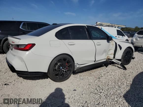 2024 BMW M3 z VIN WBS63AY09RFS41618, wystawiony jako Copart lot #47841995 z przebiegiem 356 mil mil oraz Szkoda całkowita • Salvage title. Historia ofert i sprzedaży dostępna na DreamBid. Obrazek 3.