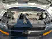 2018 Chevrolet Express Cargo z VIN 1GCWGBFG7J1343714, wystawiony jako Copart lot #47981295 z przebiegiem 80 621 mil mil oraz Szkoda całkowita • Salvage title. Historia ofert i sprzedaży dostępna na DreamBid. Obrazek 11.