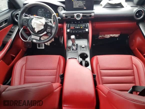 2021 Lexus IS 350 F Sport with VIN JTHGZ1B27M5039524, listed as a Copart auction lot 85511625 with 37,678 mi miles and Salvage title. Bid and sale history available at DreamBid. Image 8.