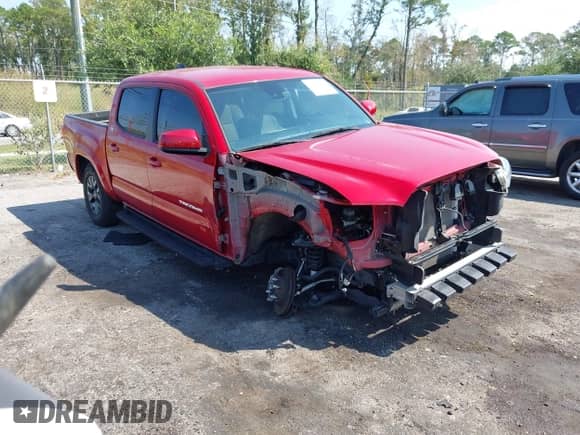 2021 Toyota Tacoma SR5 with VIN 3TYAZ5CN0MT012512, listed as a IAAI auction lot 43257664 with 34,488 mi miles and . Bid and sale history available at DreamBid. Image 1.