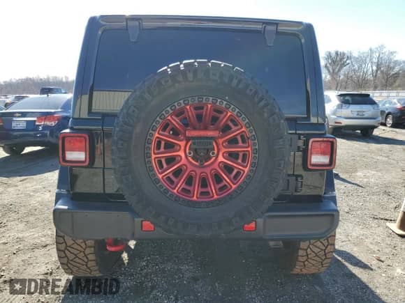 2023 Jeep Wrangler Rubicon с VIN 1C4HJXFN3PW618061, выставлен на аукционе Copart как лот 85577684 с пробегом 25 880 миль миль и Списание • Salvage title. История ставок и продаж доступна на DreamBid. Изображение 6.