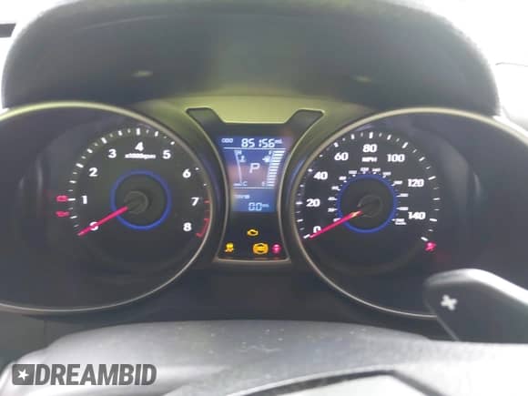 2016 Hyundai Veloster with VIN KMHTC6AD1GU272922, listed as a IAAI auction lot 43115743 with 85,156 mi miles and . Bid and sale history available at DreamBid. Image 7.