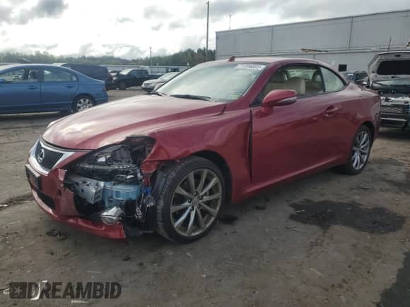2013 Lexus IS 250 C z VIN JTHFF2C28D2528296, wystawiony jako Copart lot #71704685 z przebiegiem 102 385 mil mil oraz Szkoda całkowita • Salvage title. Historia ofert i sprzedaży dostępna na DreamBid. Obrazek 1.